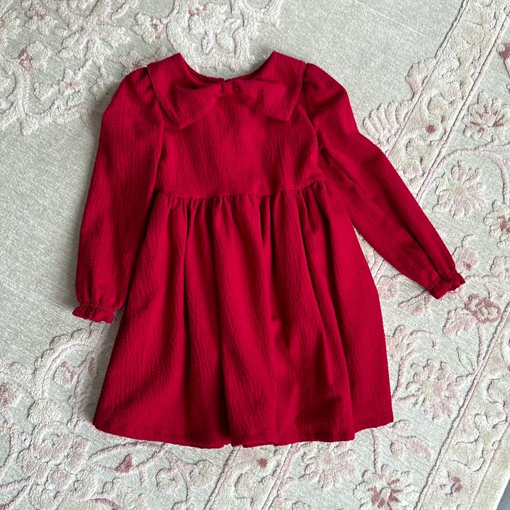Wonder Nation Red Bow dress size 5T